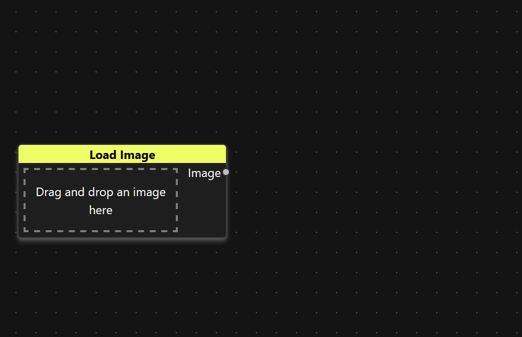 Demonstration of the load image node